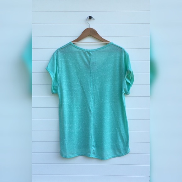 Alternative Earth NEW Basic Solid Classic Light Sheer Seafoam Pocket Eco Holiday - Picture 3 of 6
